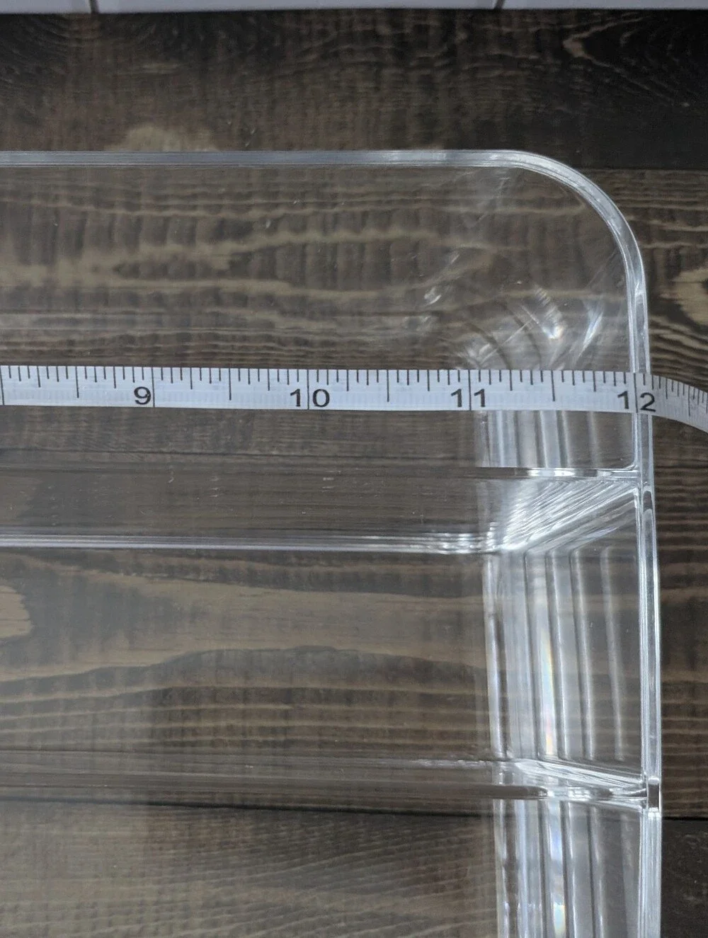Clear Acrylic Bathroom Organizer Tray Makeup Organizer